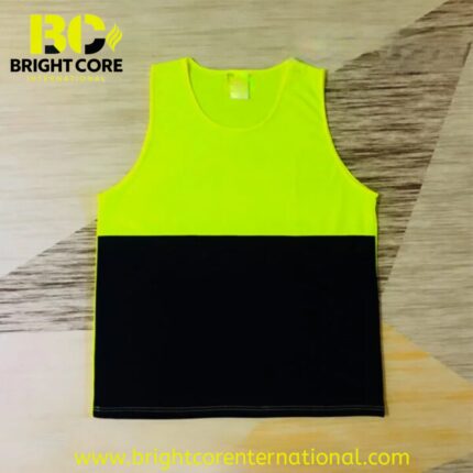 Black Bottom Safety Singlets Shirt