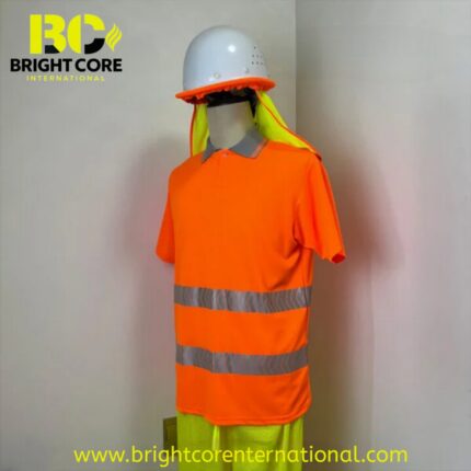 Two-Tone Short Sleeve Hi Vis Safety Shirt