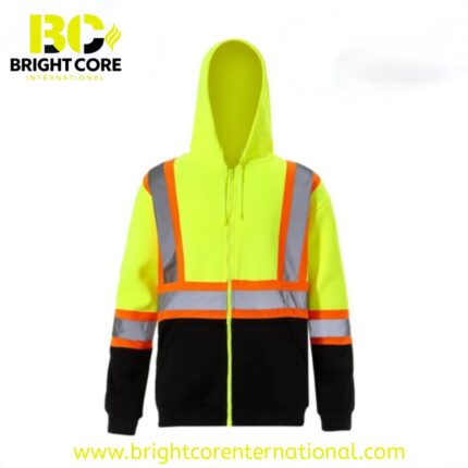 Two-Tone Hi-Vis Safety Hoodie