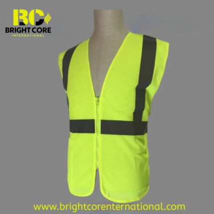 Class 2 Zipped Mesh Safety Vest