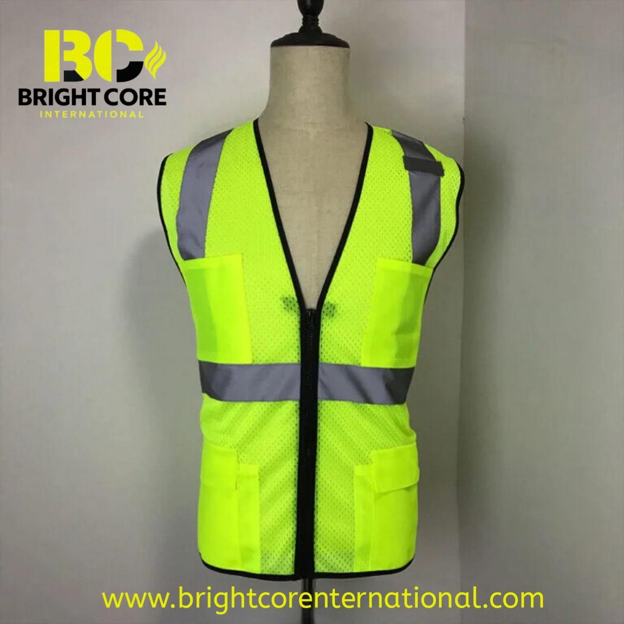 Class 2 Pocket Vest with zipper